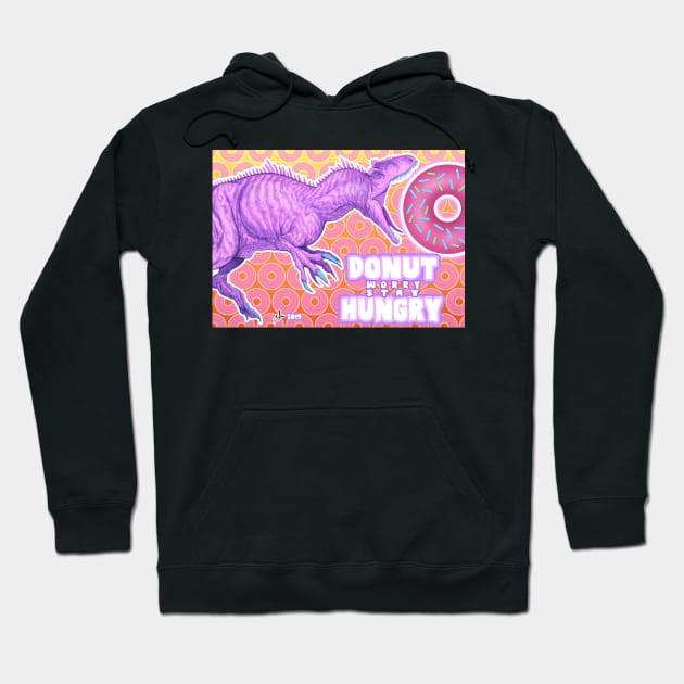 Donut Worry Stay Hungry Hoodie by IT-Anastas